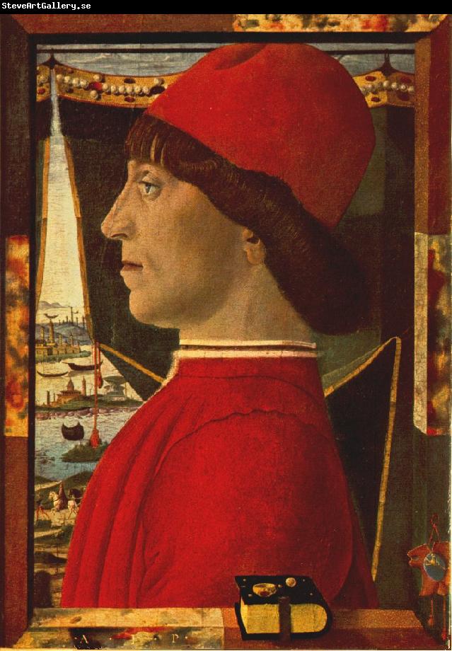 BALDASSARE ESTENSE Portrait of a Young Man  gg